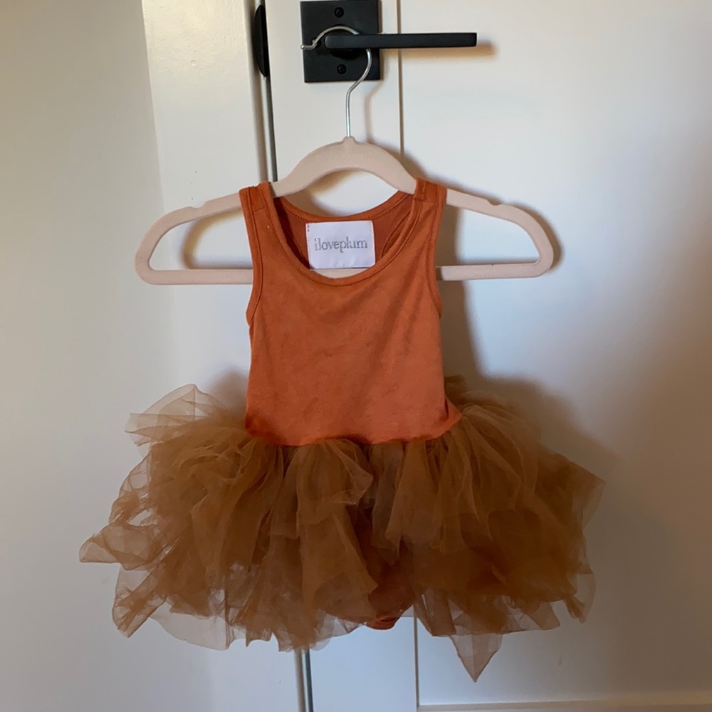 Plum baby tutu